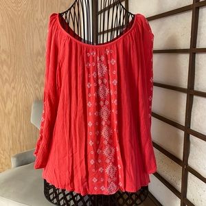 Women’s Pink Rayon Blouse